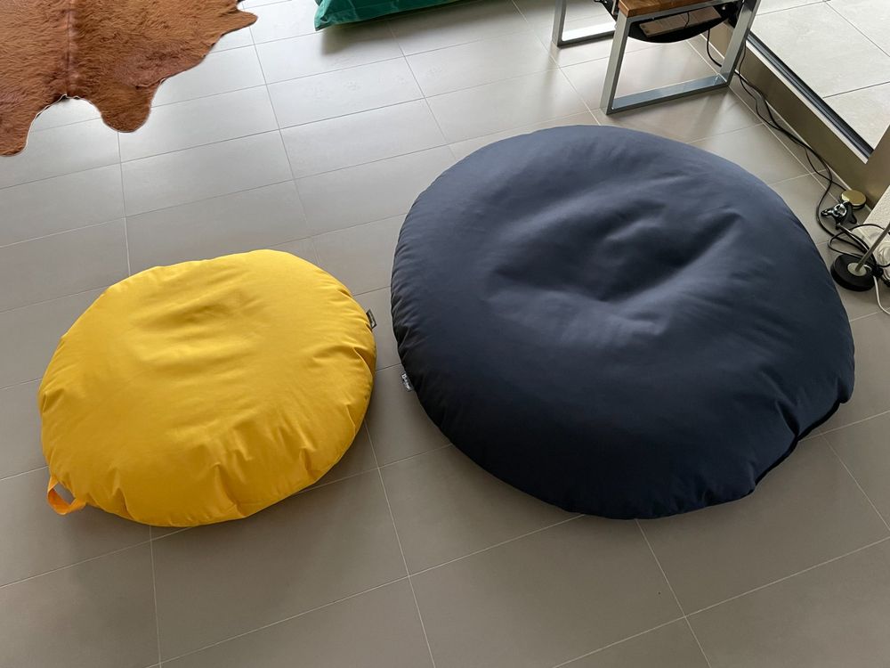 2x Sitzsack / Sitzkissen, Gross, 155cm + 100cm, Wie neu 1