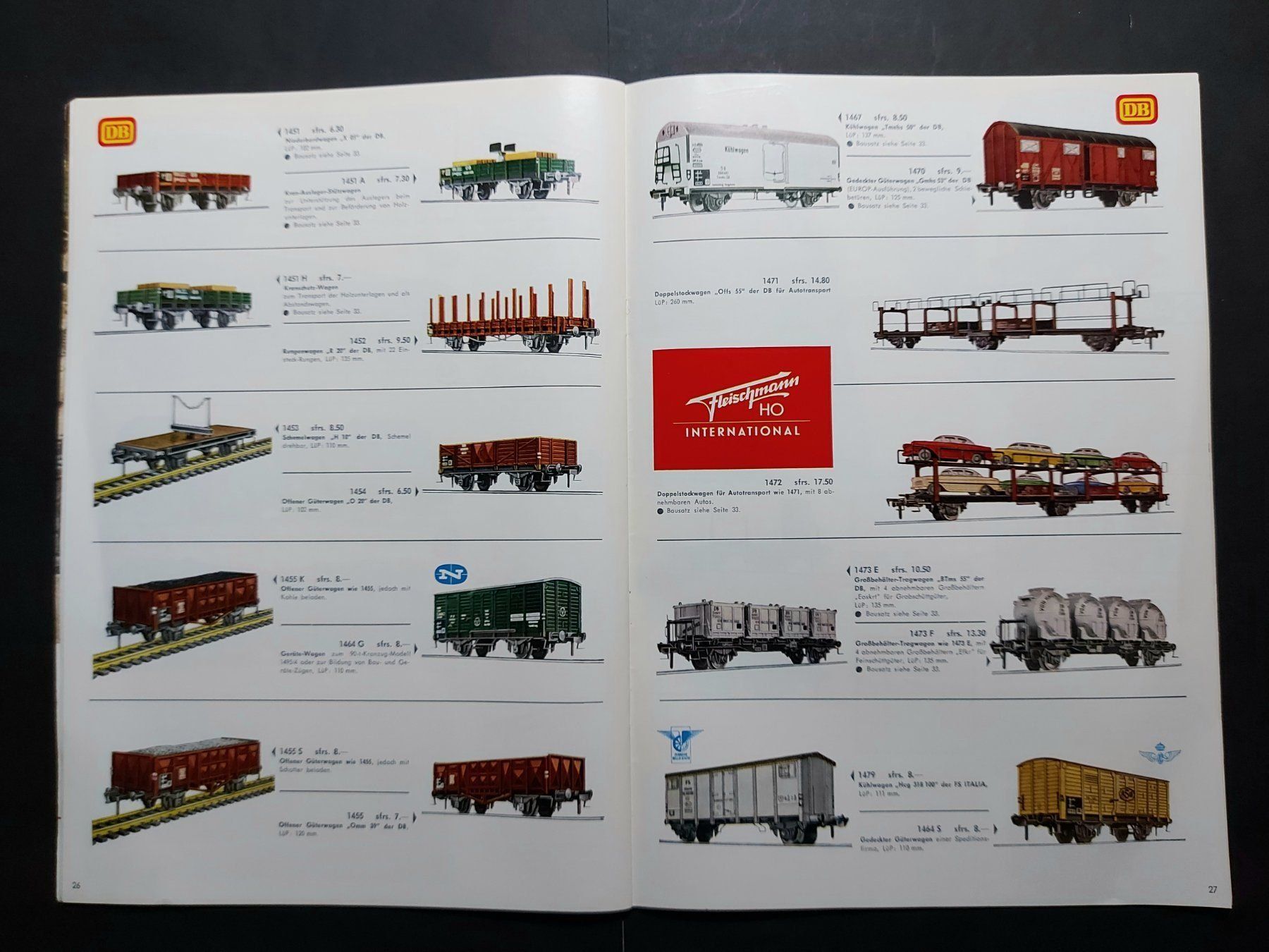 Fleischmann Dokumente: Fleischmann Katalog H0 1966/67 – Gebraucht aus Spreitenbach von aspen11 6