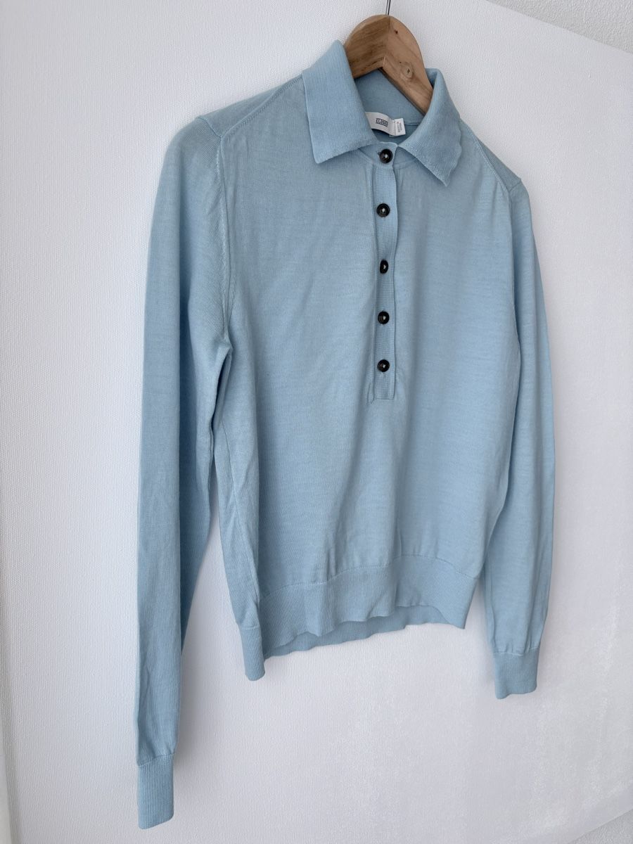 Closed Magliette Polo: CLOSED Strickjacke, hellblau, Gr. S, neuwertig! – Usato da Zürich venduto da auto-moto 4