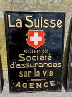 La Suisse Assurances sur la vie Swiss Life BAG Turgi plaque