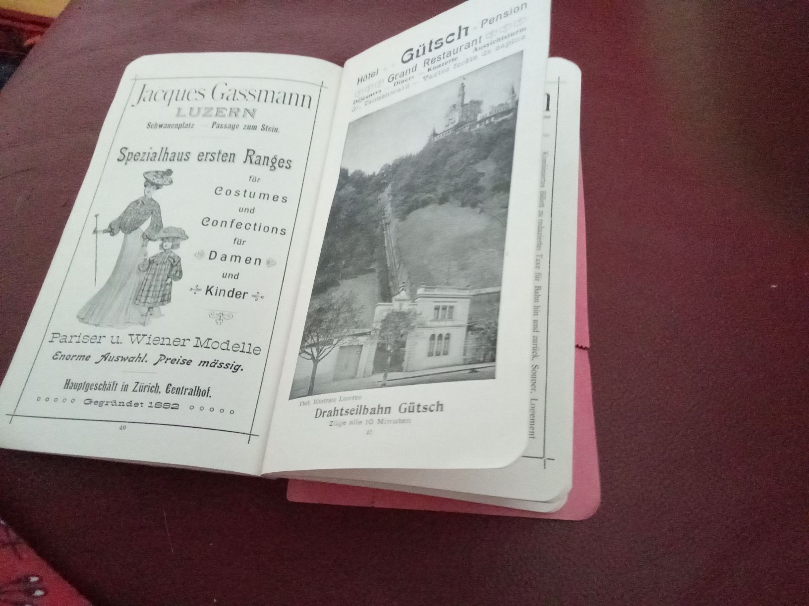 Libri: DER GLETSCHER-GARTEN LUZERN UM 1910 – Usato da Muri BE venduto da Alk 7