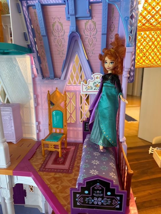 Elsa Schloss inkl Elsa & Anna Barbie und Pferd | Kaufen auf Ricardo