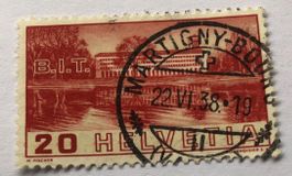 Nr.211 mit Vollstempel Martigny Bourg
