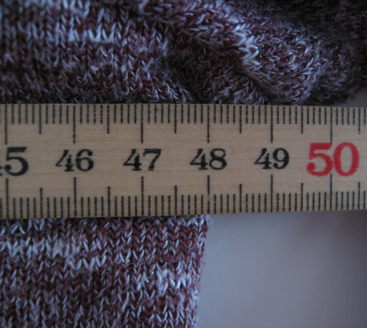 Maglioni & Felpe: Pullover mit 3/4 Ärmel weinrot meliert Gr. L – Usato da Flüelen venduto da Diversicum-Curvy 3