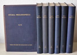 7 Bde. STUDIA PHILOSOPHICA. Schweizerischen Philosph.Gesell.