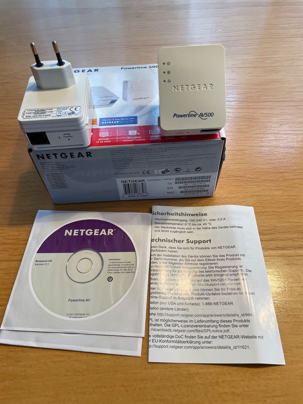 Netgear WiFi: Powerline Adapter, Netgear, 500 Mbps, XAVB5201 – Usato da Seengen venduto da swossi 1