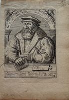 Kupferstich, Josias Simler, Theologe, Alpenforscher