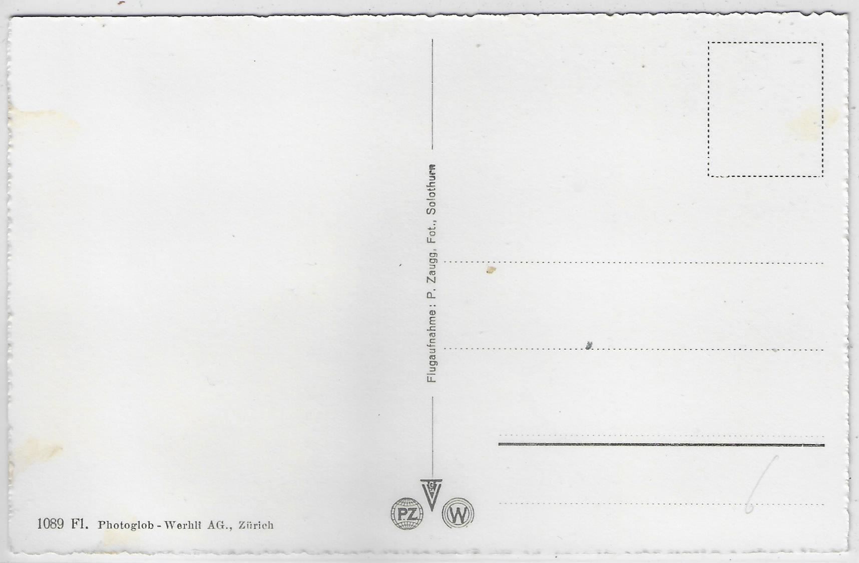 Cartoline postali: Flugaufnahme Solothurn Altstadt – Usato da Ettingen venduto da Kartenplanet 1