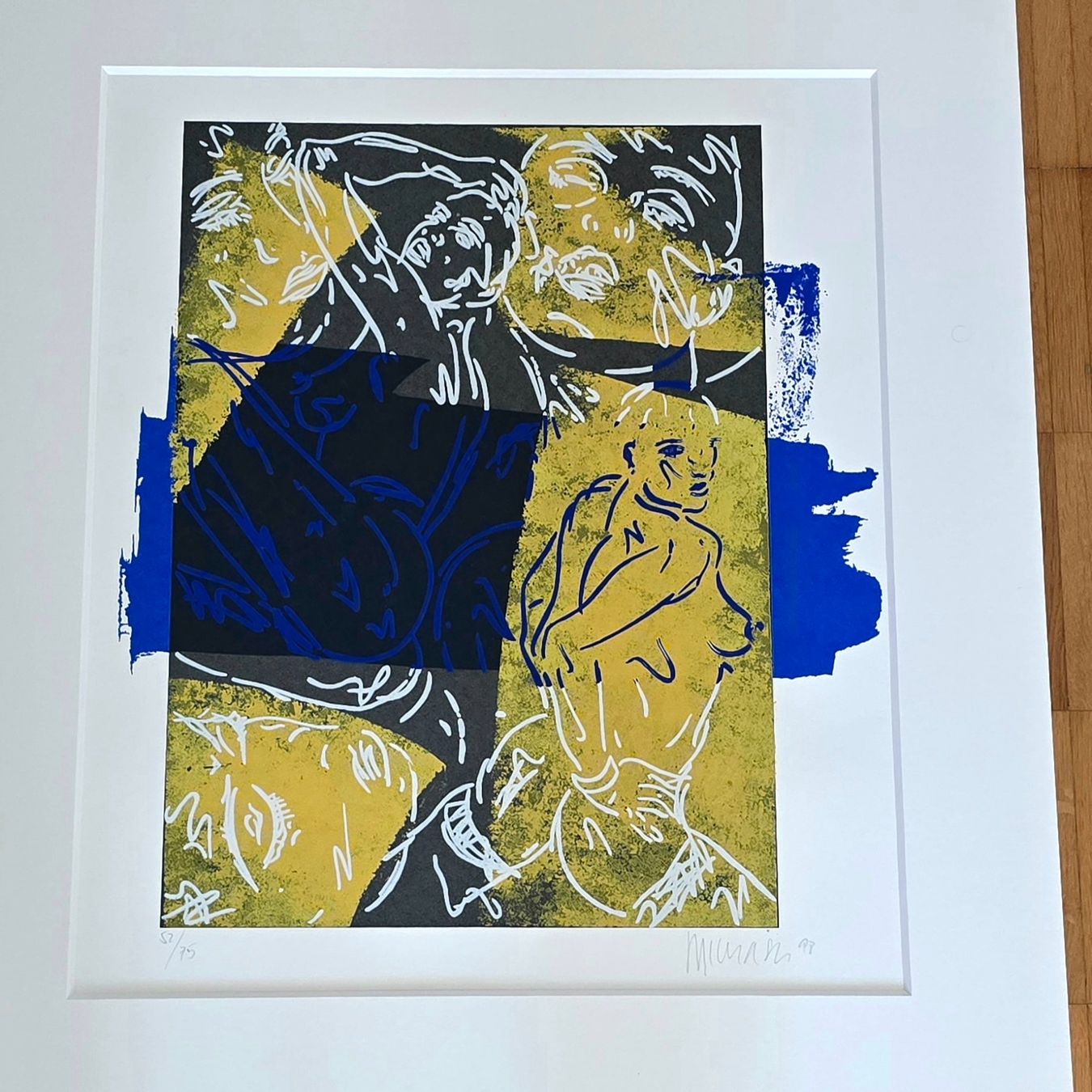 Grafica & Litografie: Michael Lucerne - Original-Serigrafie 37/75 -  handsigniert – Usato da Reinach BL venduto da Pendling
