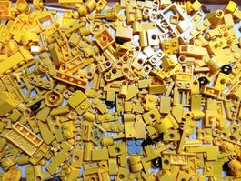 Lego Technic 300 Gelbe Kleinteile -P55