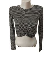 sexy Vokuhila Shirt Gr. S (M) Streifen Heart & Hips