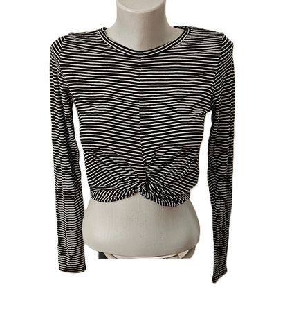sexy Vokuhila Shirt Gr. S (M) Streifen Heart & Hips