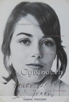 Sabina Trooger (1955) Schauspielerin - Autogramm