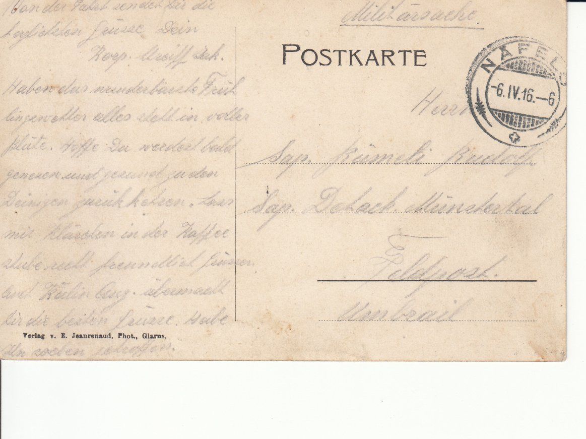 Cartes postales: Näfels Procession 1916 – D'occasion à Bürglen TG par StampGraf 1