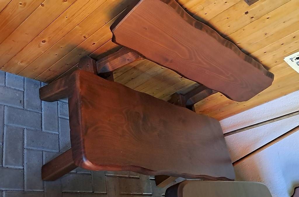 Tavoli: Tisch-/Sitzplatz-Garnitur aus massivem Holz – Usato da Untersiggenthal venduto da Myrthamw 3