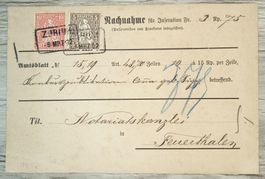 TR59 Carte Postale Suisse 1882 Zurich