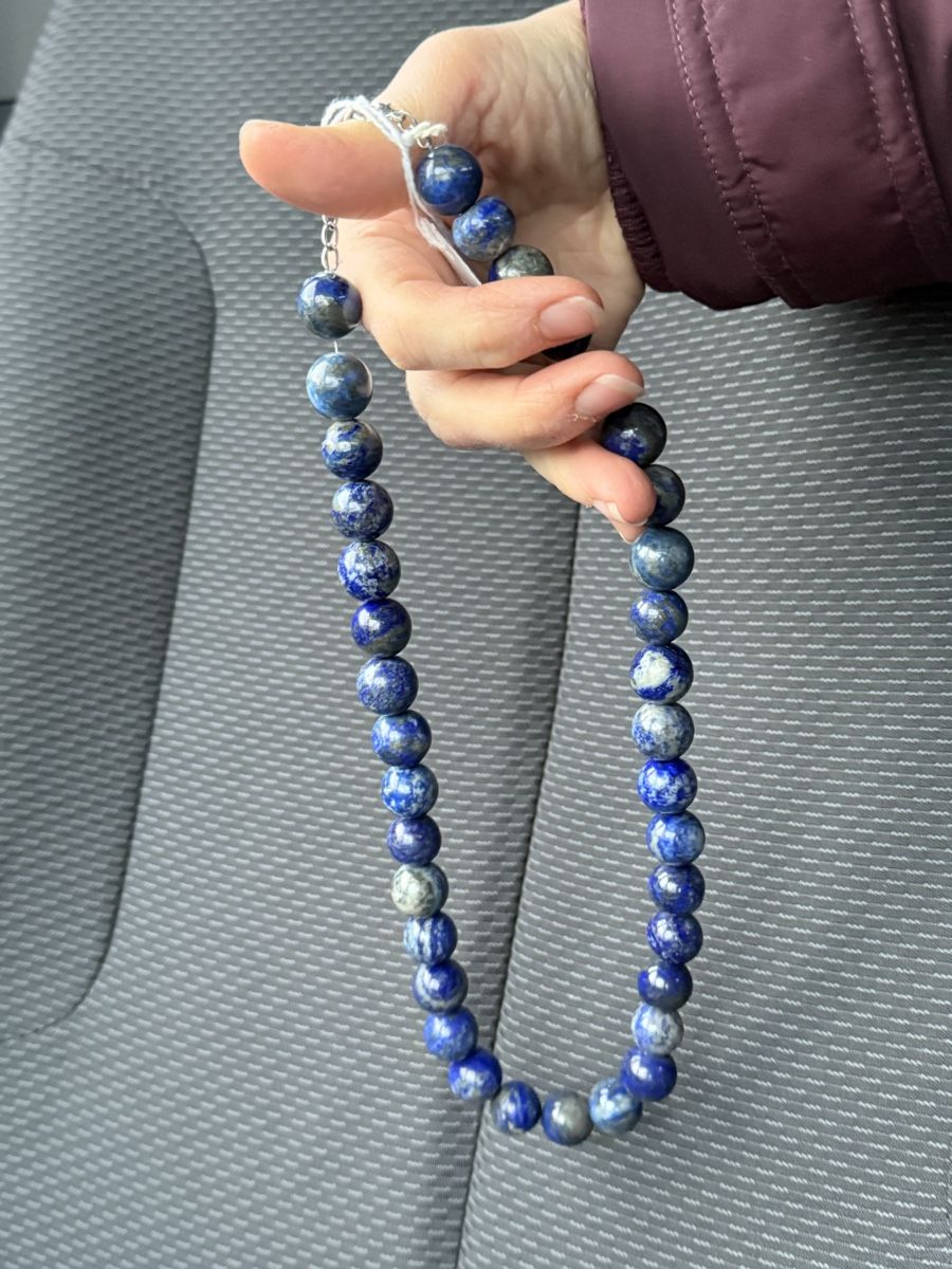 Catenine: Schöne Lapislazuli Kette NEU – Nuovo e nell'imballaggio originale da Basel venduto da Chili007 6