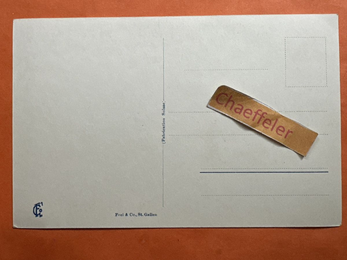 Cartoline postali: 2367 Alpenstein v.d. Fähnern aus. – Usato da Zürich venduto da Chaeffeler 1