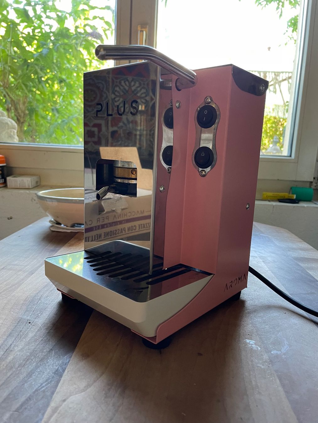 Macchine per caffè & Macchine per espresso: esspresso maschine pink aroma plus – Usato da Uster venduto da dorni20 6