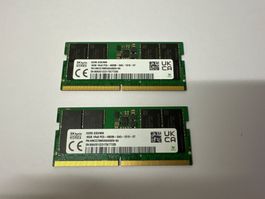 2x 16GB Rigel, DDR5-4800B,SK Hynix