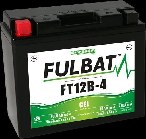 Batterie-Moto-YT12B-4/FT12B-4 - GEL