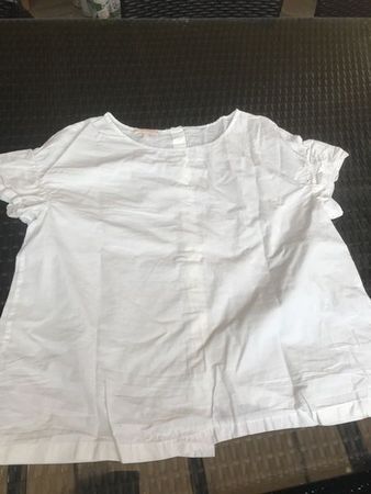 Damen Bluse Talk about kurzarm weiss 42