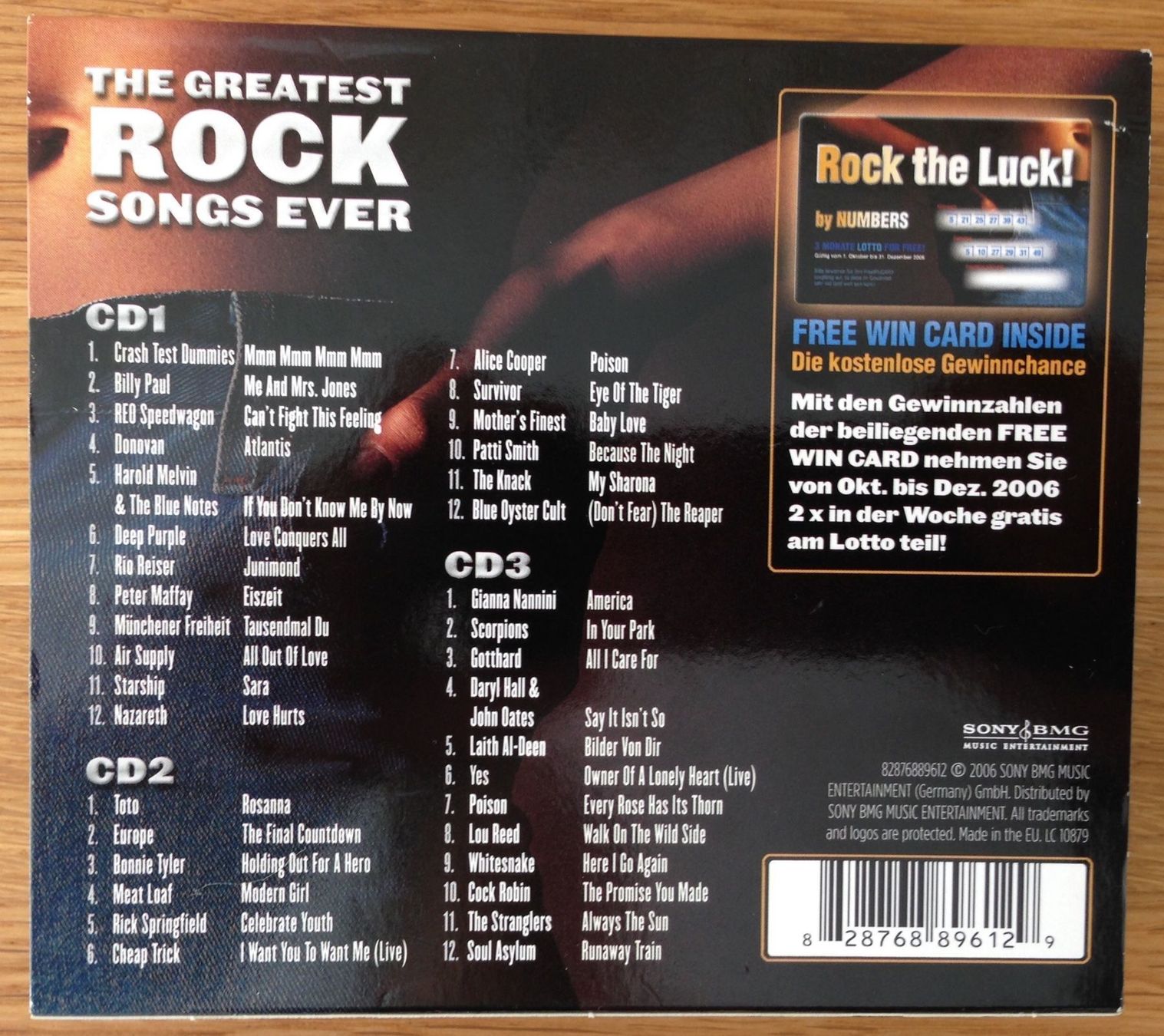CD: 4 x CD Rock Songs mit 6 CDs – Usato da Eglisau venduto da felix_ch 4