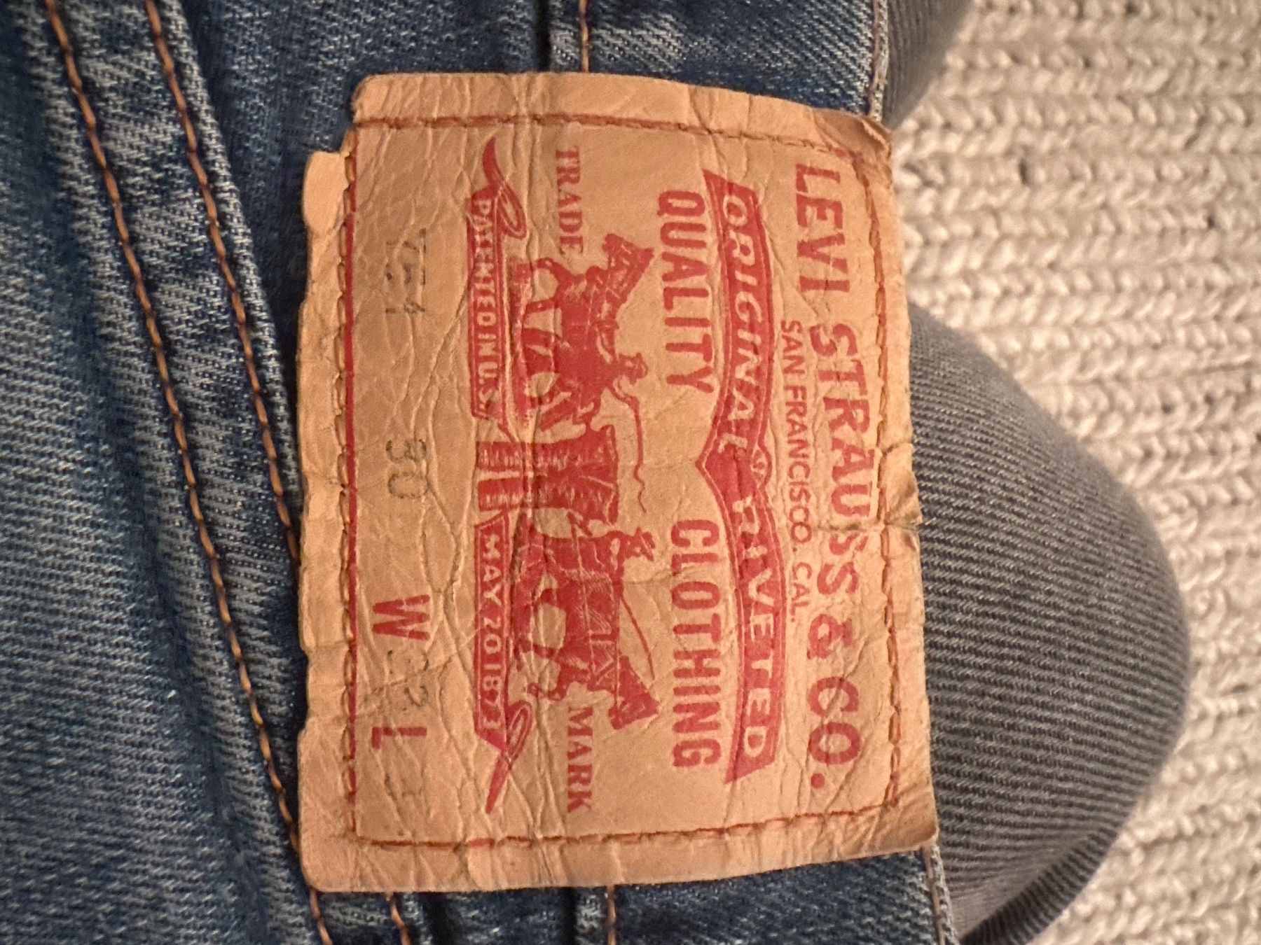 Levi's Jeans: Levis straight leg Jeans, Gr. S/M – Usato da Willisau venduto da Fredy_08 5