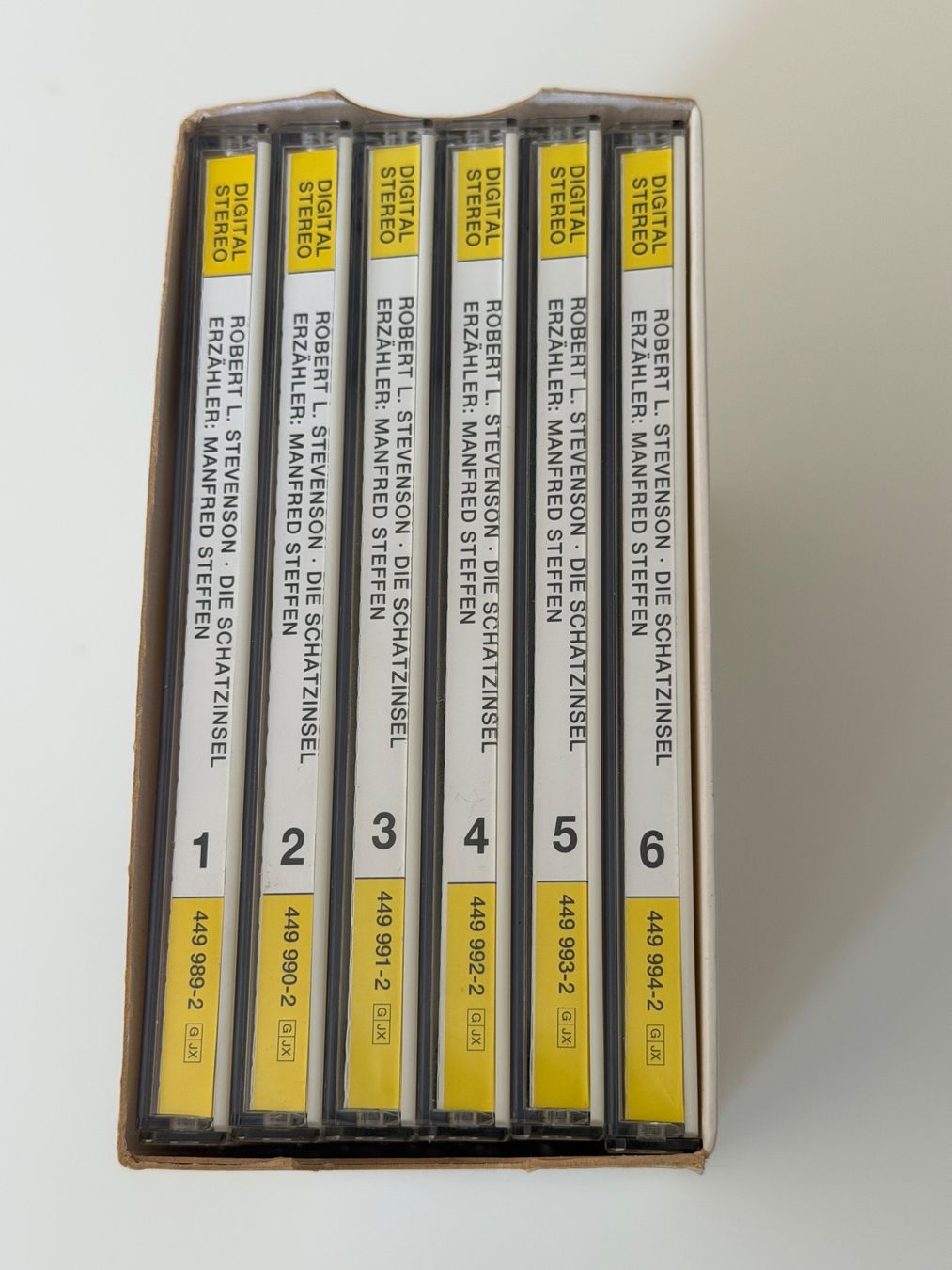 Hörbücher: Robert Louis Stevenson: Die Schatzinsel 6 Disc Set Schuber – Neu (gemäss Beschreibung) aus Altstätten SG von sheamus 2