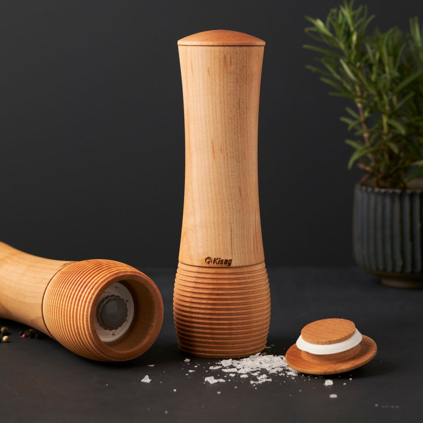 Kisag Küchengeräte: Kisag ARTISAN Salt&Pepper Mill Maple – Neu und originalverpackt aus Bellach von Kisag_AG