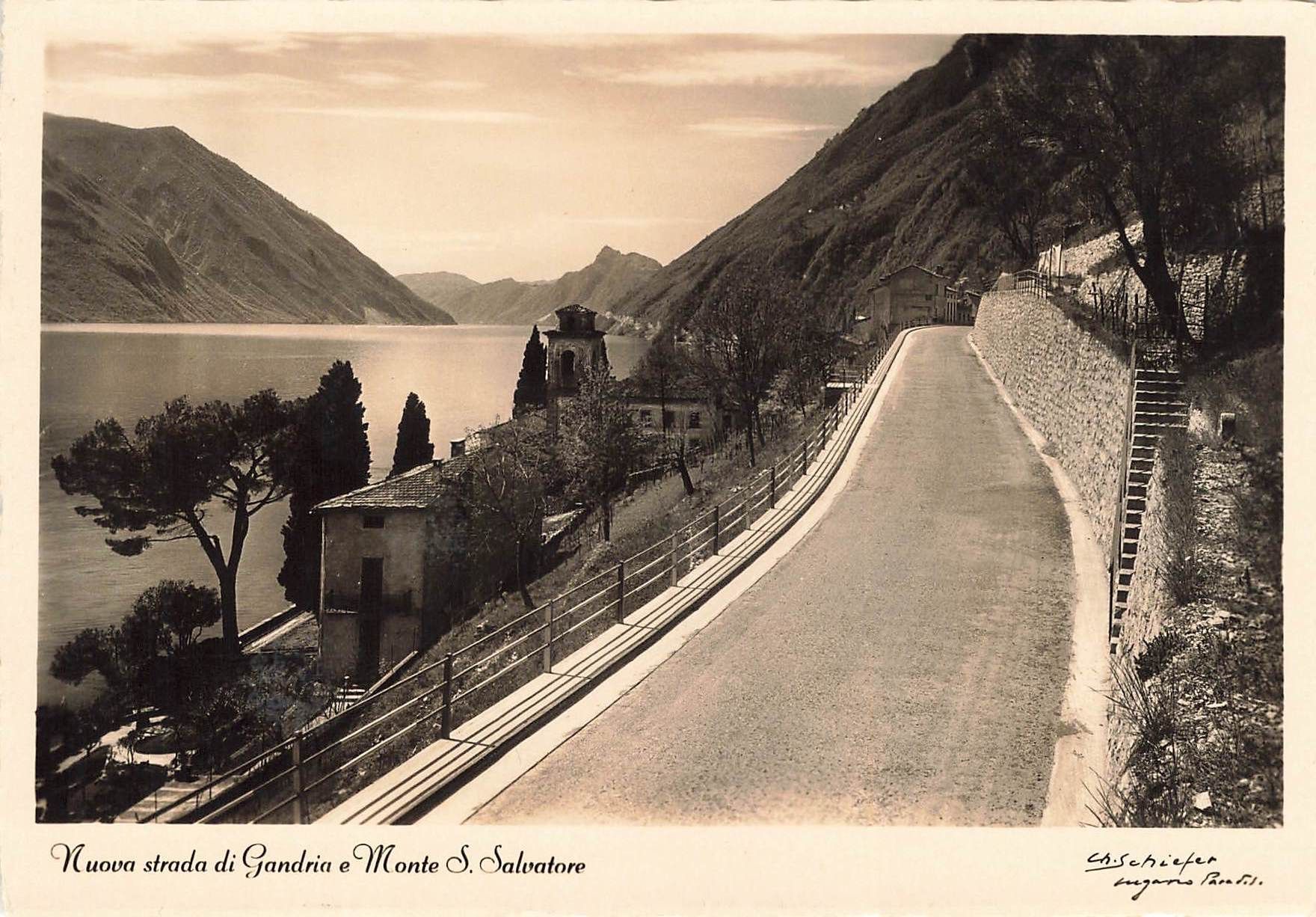 Cartes postales: Nuova strada Gandria – D'occasion à Biasca par Blenio71