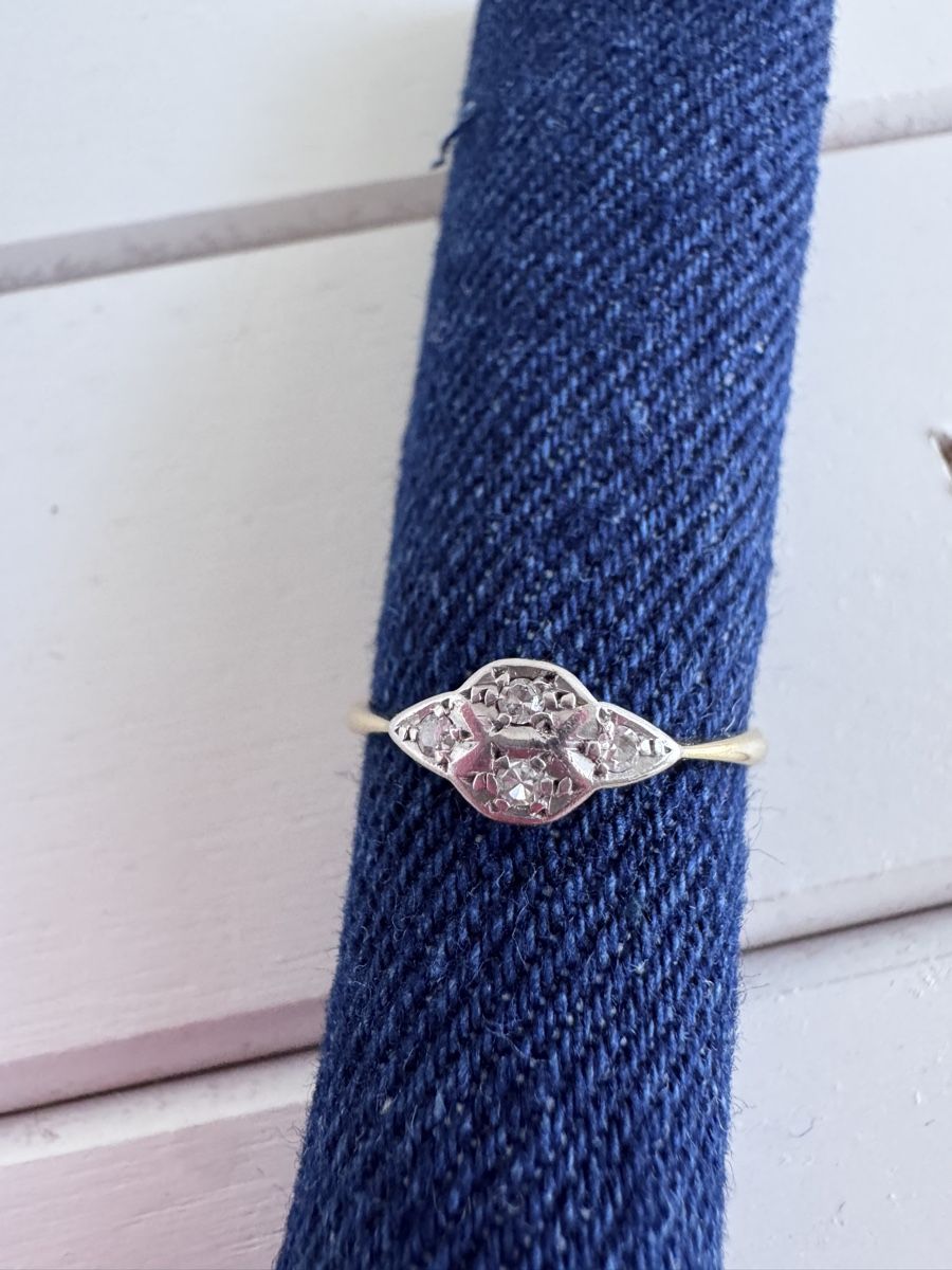 Ringe: Antiker Diamantring 18 ct.  – Gebraucht aus Wiesendangen von Biker39 1