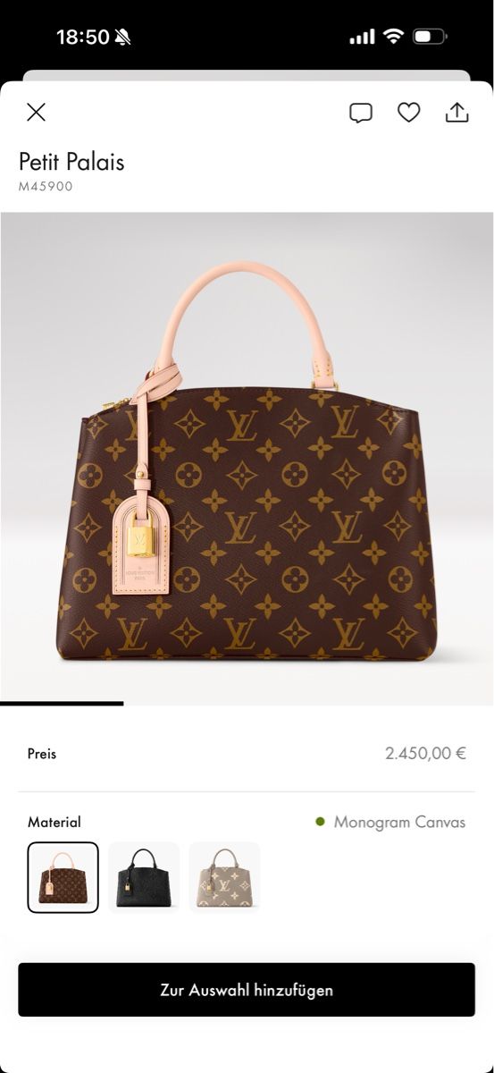 Louis Vuitton Sacs femmes: Ungetragene LV Petit Palais – Neuf avec emballage d'origine à St. Gallen par TairiZ 1