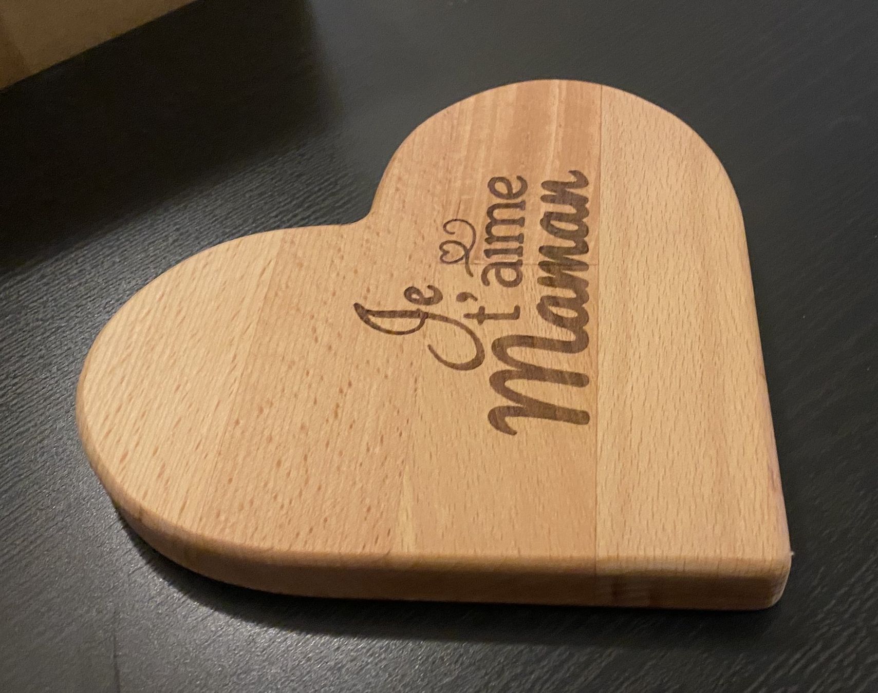 Wände & Decken: Plateau en bois en forme de coeur – Neu und originalverpackt aus Genève von DesignGVA 1