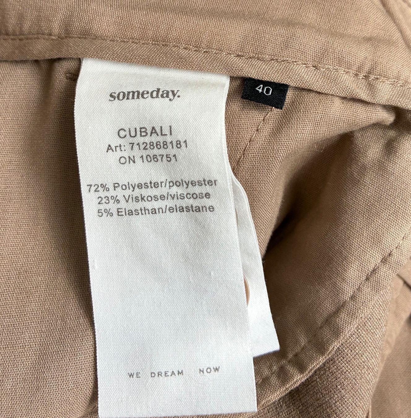 Someday Pantaloni: Someday Culotte Hose – Nuovo (secondo la descrizione) da Kilchberg BL venduto da cha19 2