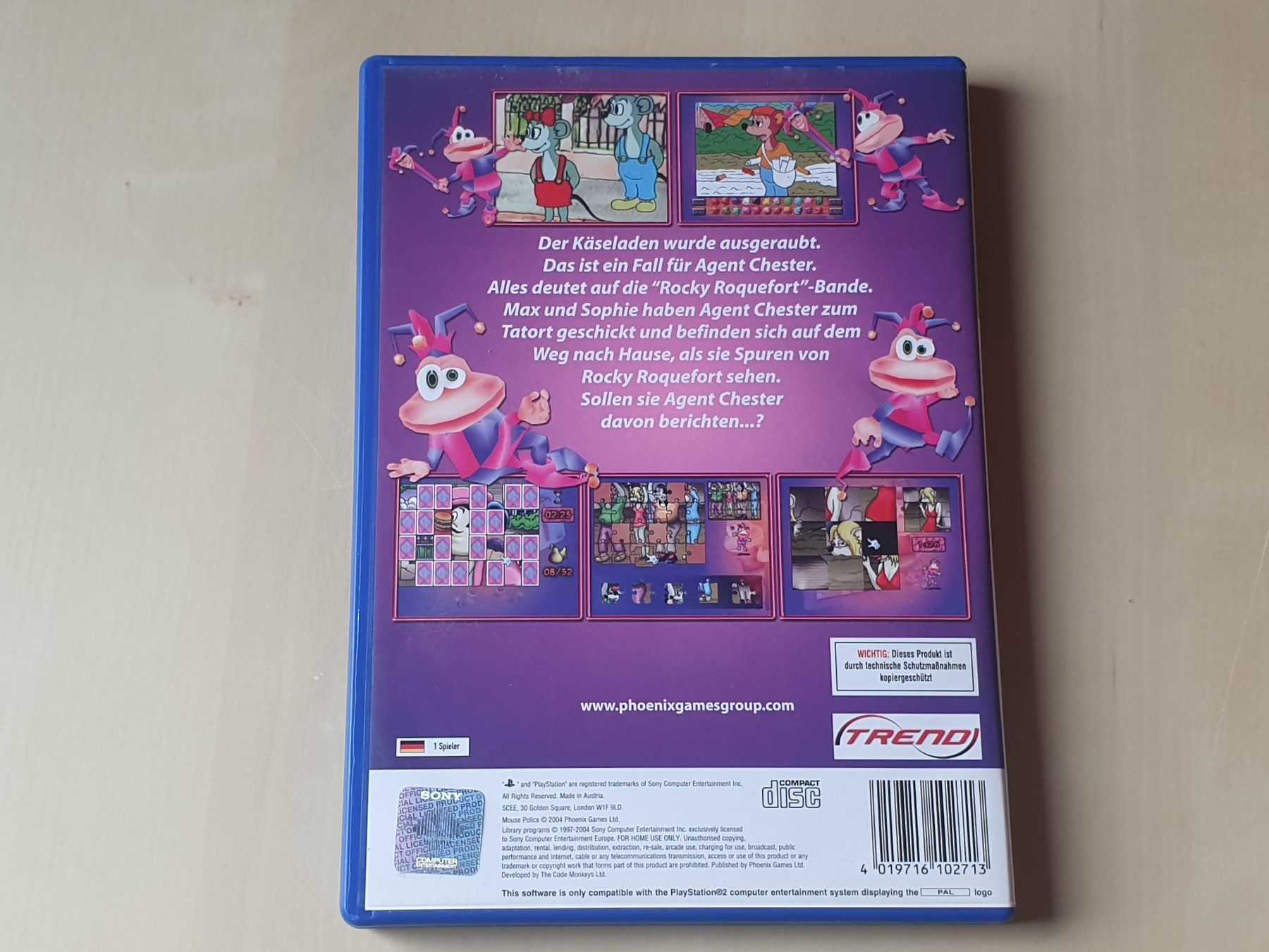 Sony Giochi: die Mäusepolizei – Usato da Stansstad venduto da collectorsshop 1