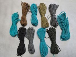 Paracord 2mm Mix - 10 x 9Meter