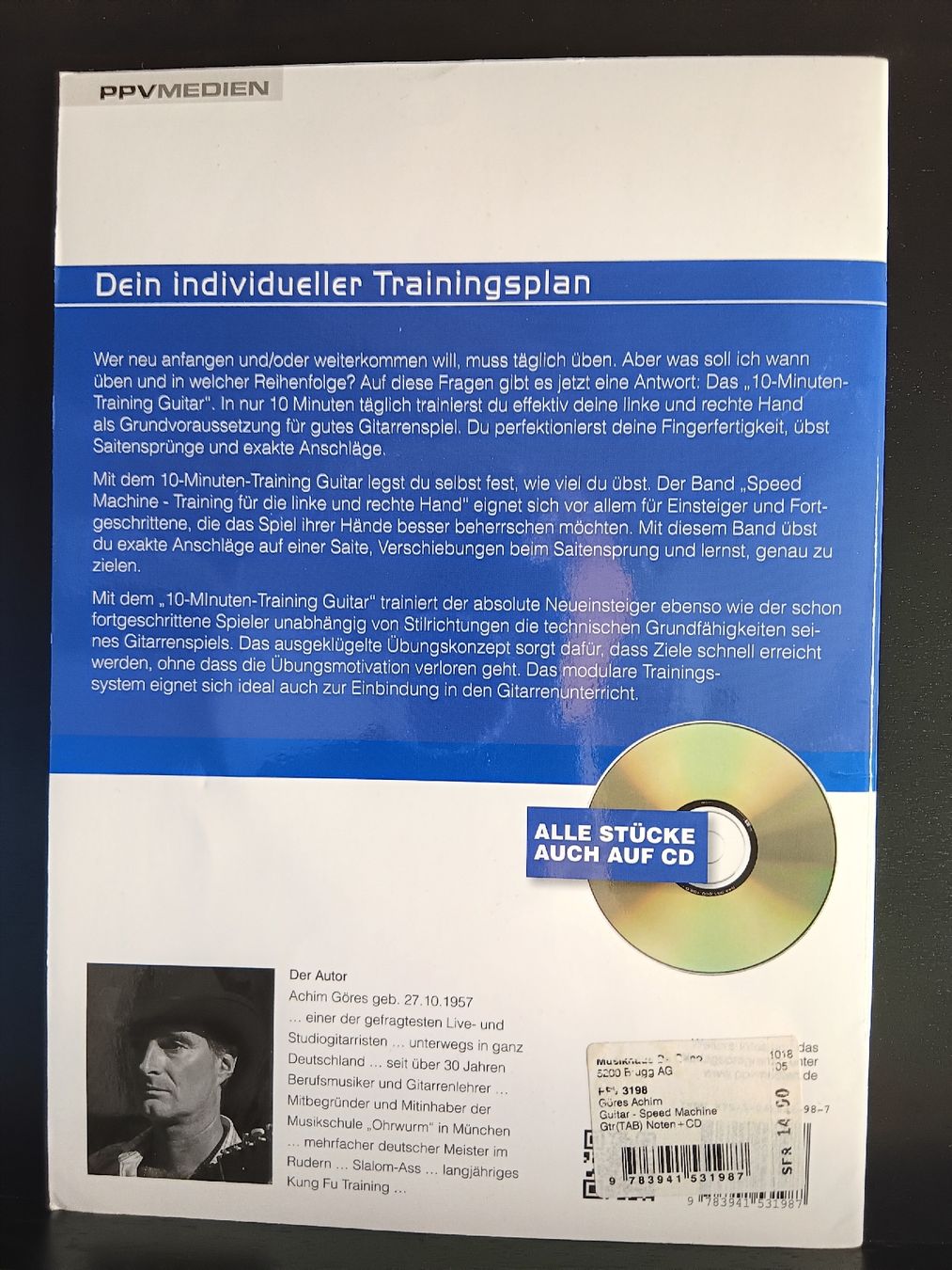 Musikinstrumente: Gitarre Speed Machine - Das 10-Minuten-Training mit CD – Gebraucht aus Bad Zurzach von BG1 1
