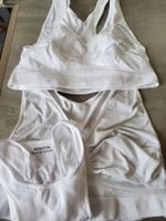 3er Pack weisse Sport BHS, Grösse XL