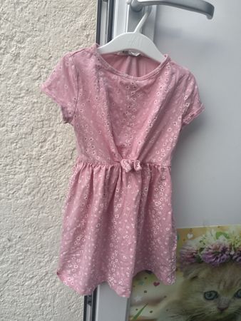 H&M Kleid pink Blumen Grösse 98/104 guter Zustand