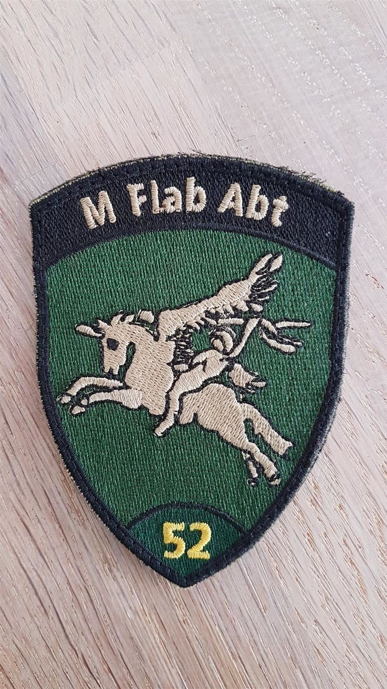Plaketten & Abzeichen: Badge M Flab Abt 52 grün – Gebraucht aus Erlinsbach von S700
