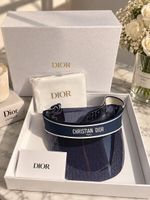 Christian Dior Visor blue logo print -Brand new