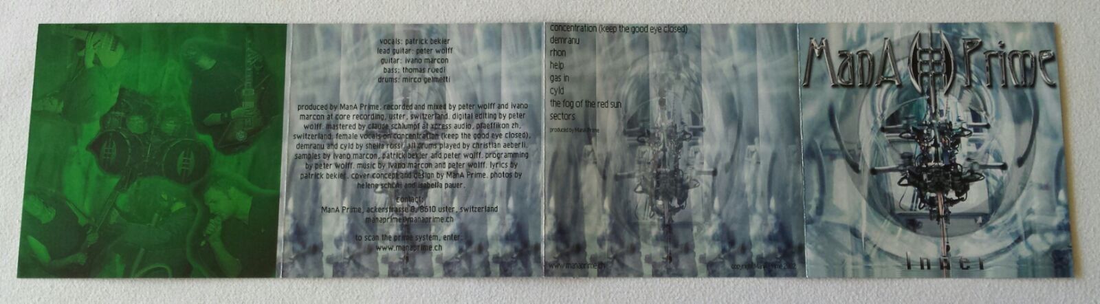 CDs: Mana Prime - Inner - CD - 2002 - Drifter (CH) - Self Release – Gebraucht aus Uster von Zardodel 5