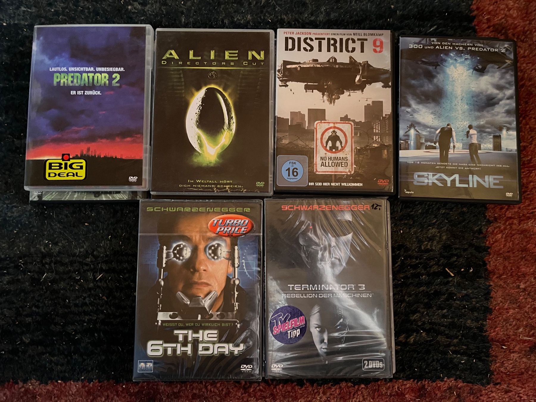 Tutti i DVDs: 14 dvd, sience fiction, alien, predator, 2 neu – Usato da Emmenmatt venduto da flyrecords 1