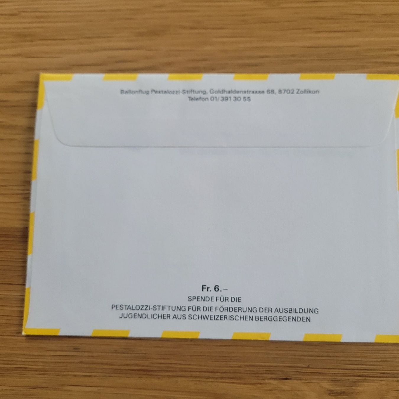 Alle Briefmarken: Luftpost Trasadingen Biel 1988 – Gebraucht aus Biel/Bienne von Destockweb 1