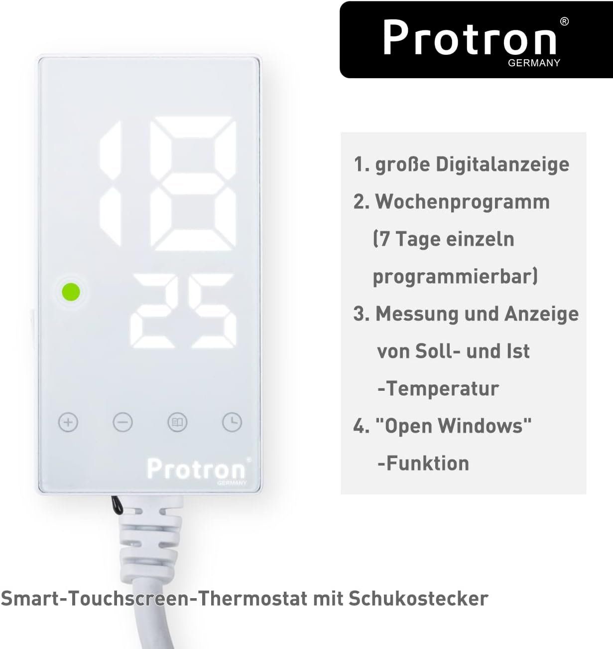 Radiateurs: Protron Infrarotheizung Panel 120x60cm – Neuf avec emballage d'origine à Bottighofen par zaap 4
