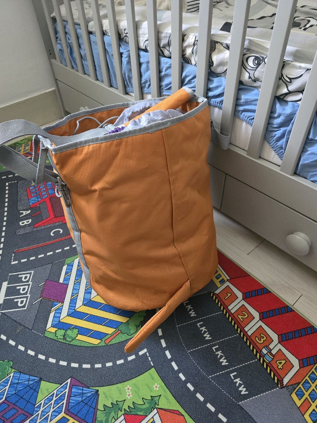 Kindertaschen: Panier de rangement enfant tigre orange  – Gebraucht aus Founex von Vivi.dressing 2