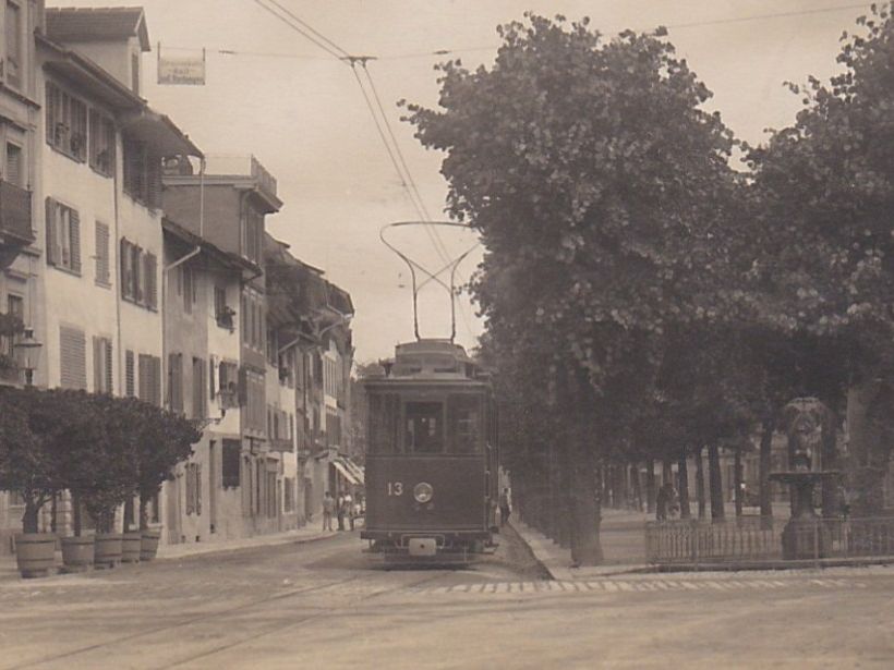 Ansichtskarten: WINTERTHUR - Oberer Graben, 1926, Tram – Gebraucht aus Reiden von cinfis 1