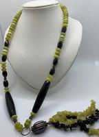 Kombination Jade, Onyx, Aventurin und Bali Silber
