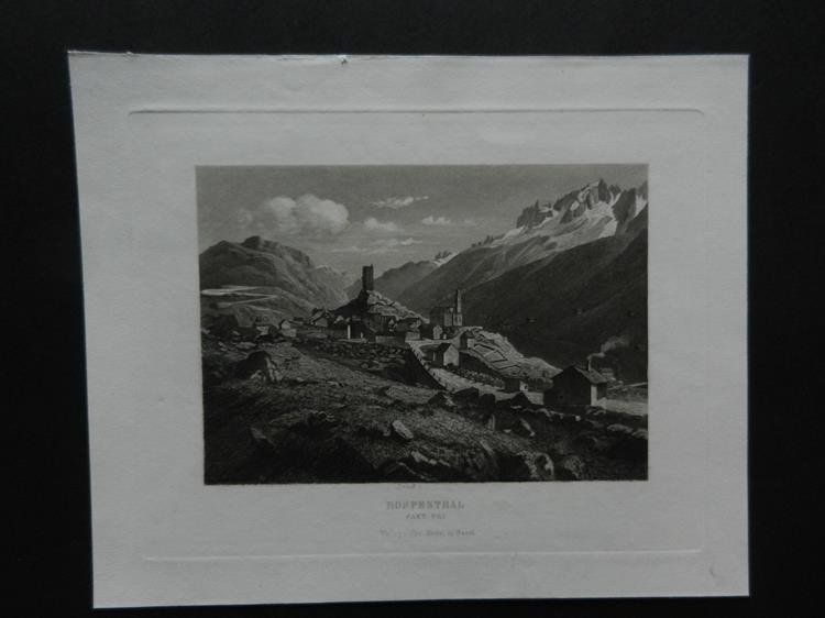 Stiche: Hospental Uri Gotthard – Gebraucht aus Risch von Rischli15